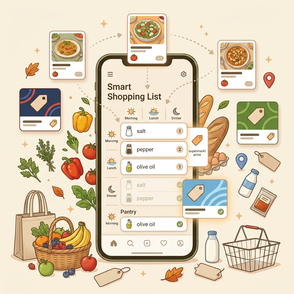 Smart shopping lists